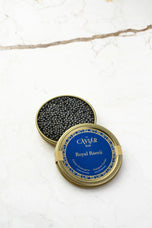 Royal Baerii Caviar tin — The Caviar Bar, Mayfair London